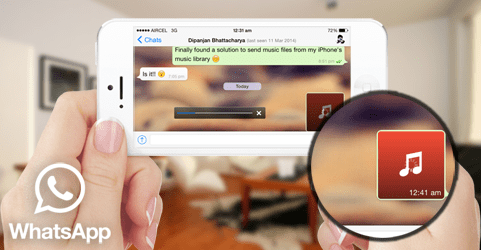 How To Send Music Files On Whatsapp From Iphone