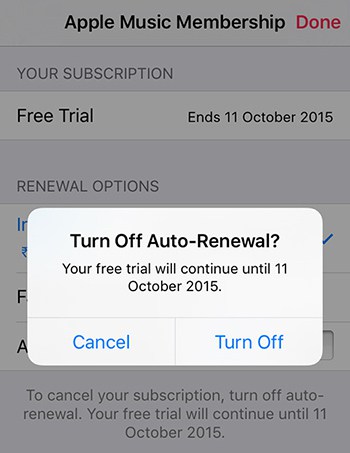 apple cancel app subscription