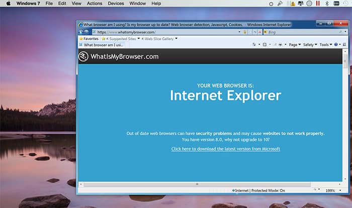 internet explorer en mac