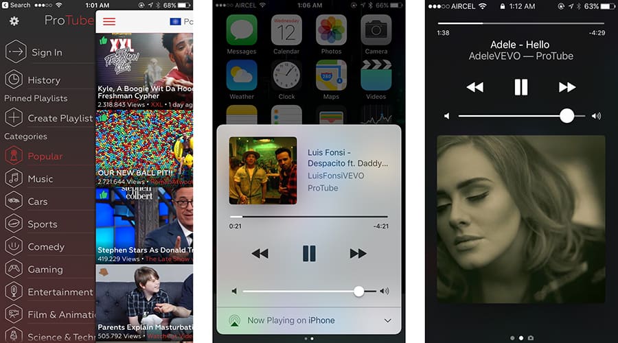 Play YouTube in background on iPhone, iPad or iPod Touch